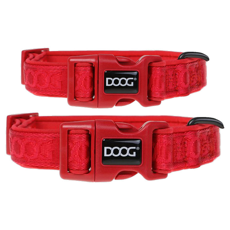 Doog Neosport Neoprene Dog Collar (Red)