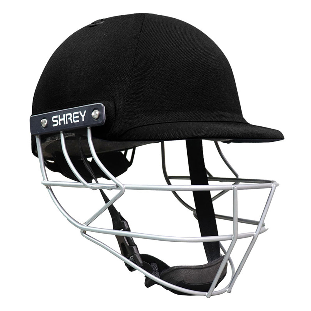 Shrey Classic Junior Helmet 2.0 With Adjustment Dial (Black)