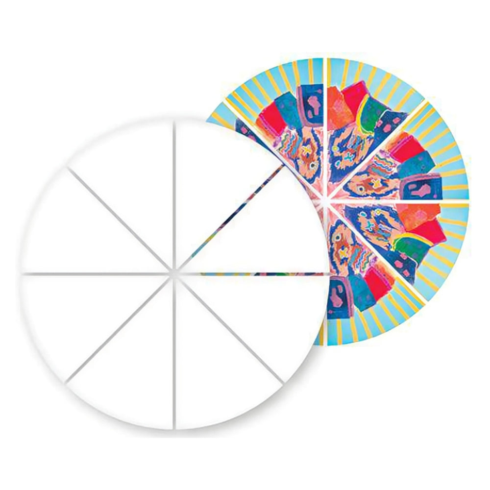 Cardboard Mural Circle