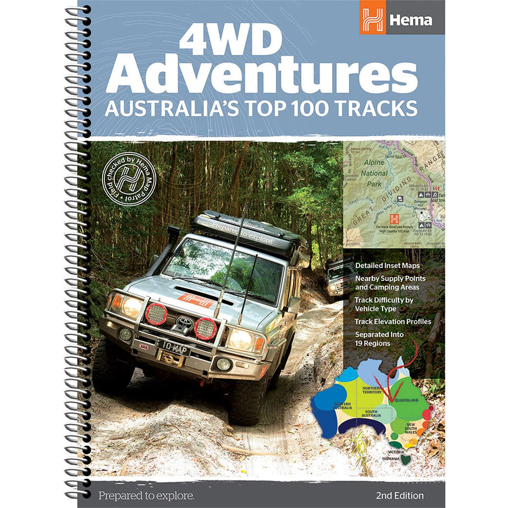 Hema 4WD Adventures: Australia’s Top 100 Tracks (2nd Ed.)