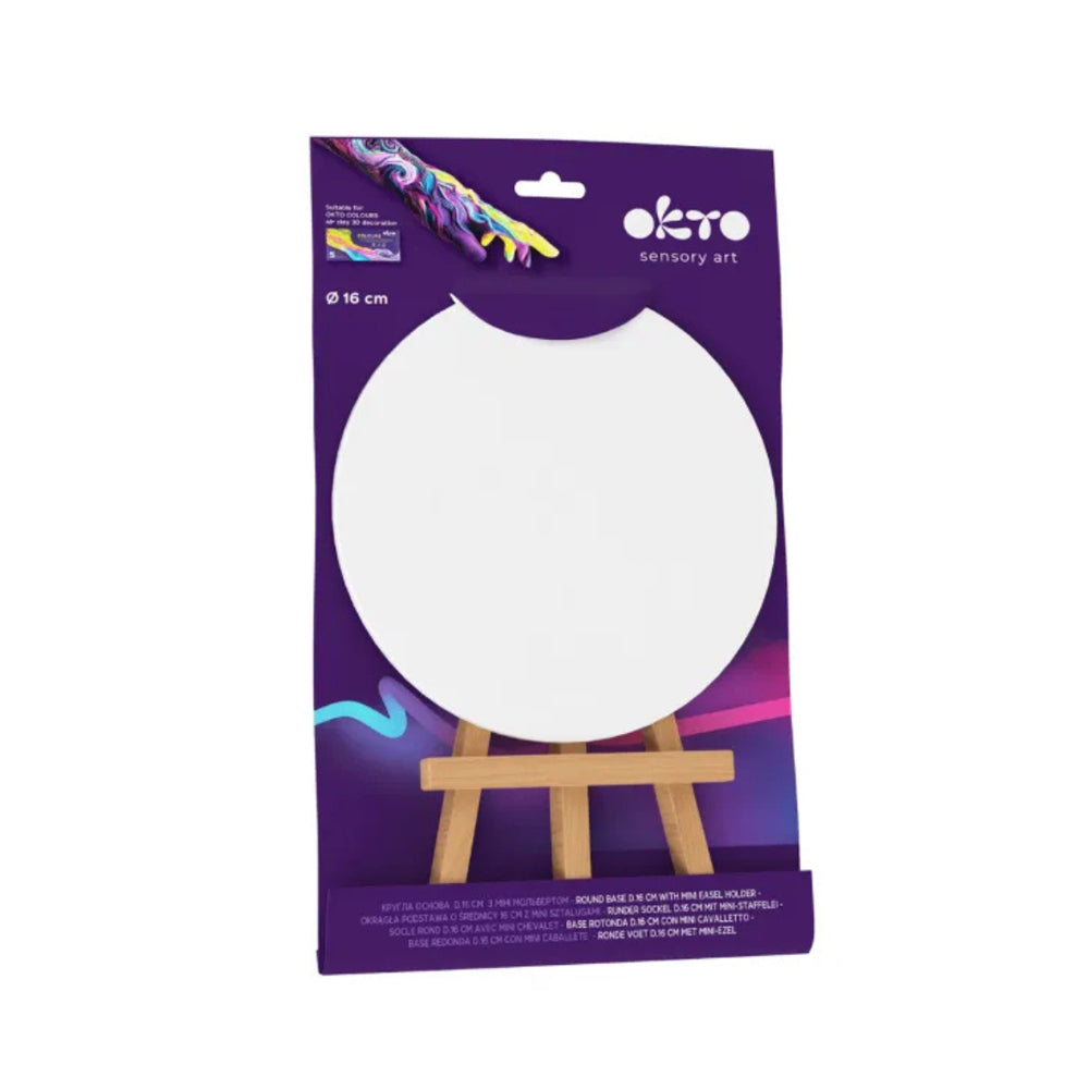 Mini Easel Holder with Round Base 16cm