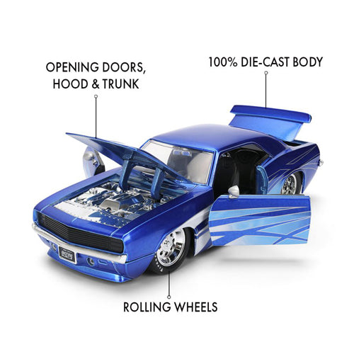 Big Time Muscle 1969 Chevrolet Camaro 1:24 Diecast Vehicle