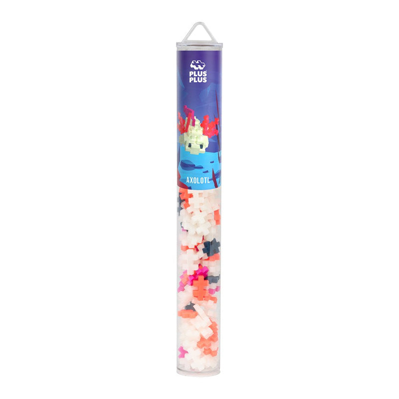 Plus-Plus Axolotl Building Blocks Tube 100pcs