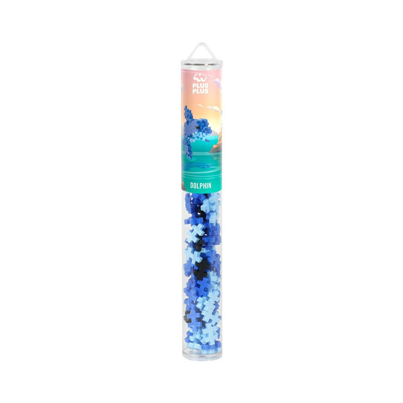 Plus-Plus Dolphin Building Blocks Tube 100pcs