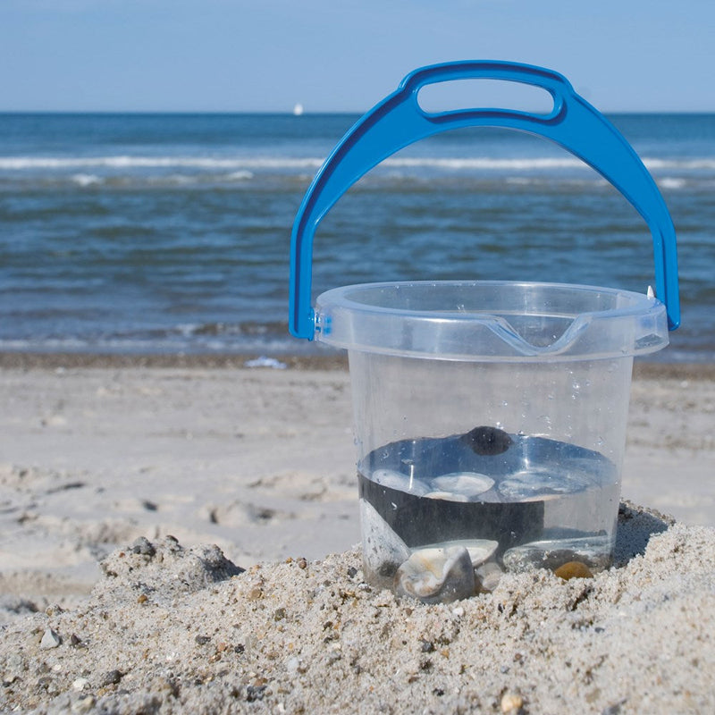 Dantoy Classic Clear Bucket with Lip 1.2L (1pc Random Color)