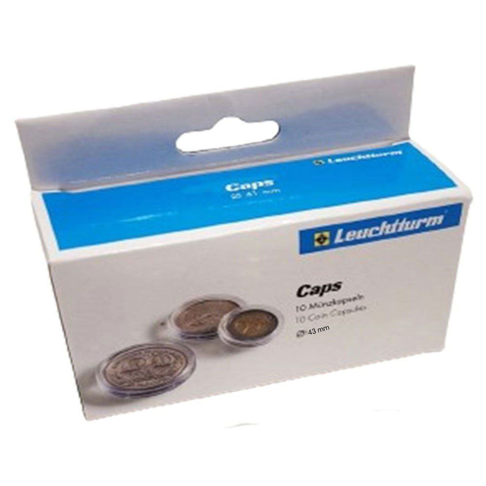 Leuchtturm Coin Capsules 10pk(サイズ40-49から)