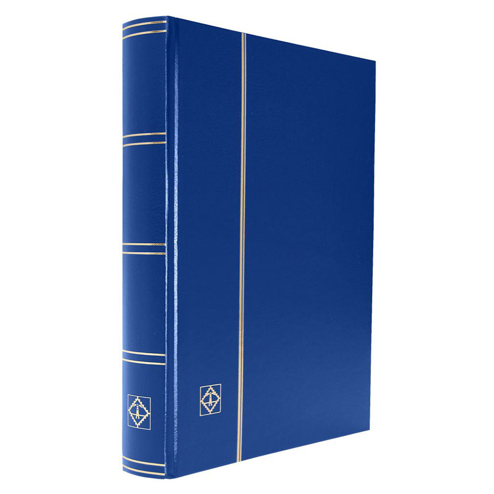 Basic niet-gepailleerde A4 Stockbook met 64 zwarte pagina's