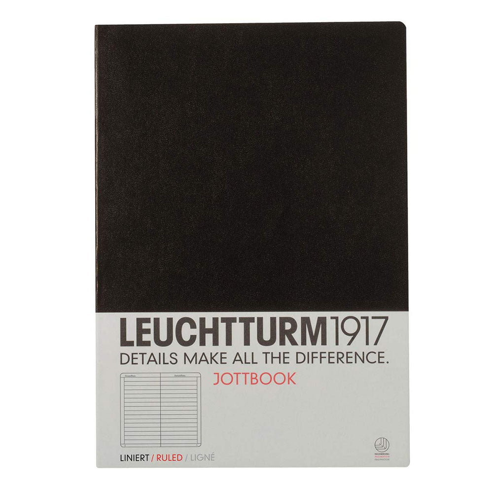 Leuchtturm Jottbook 60ページA4(黒)