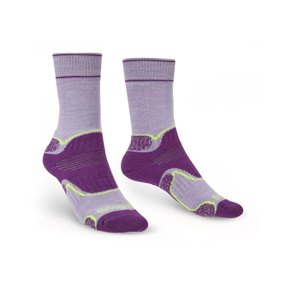 Damen Hike Midweight Performance Socken (Lila)