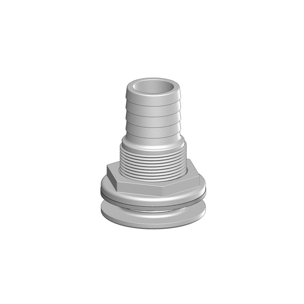 Polymer-Hautanschluss mit Gewinde und Widerhaken