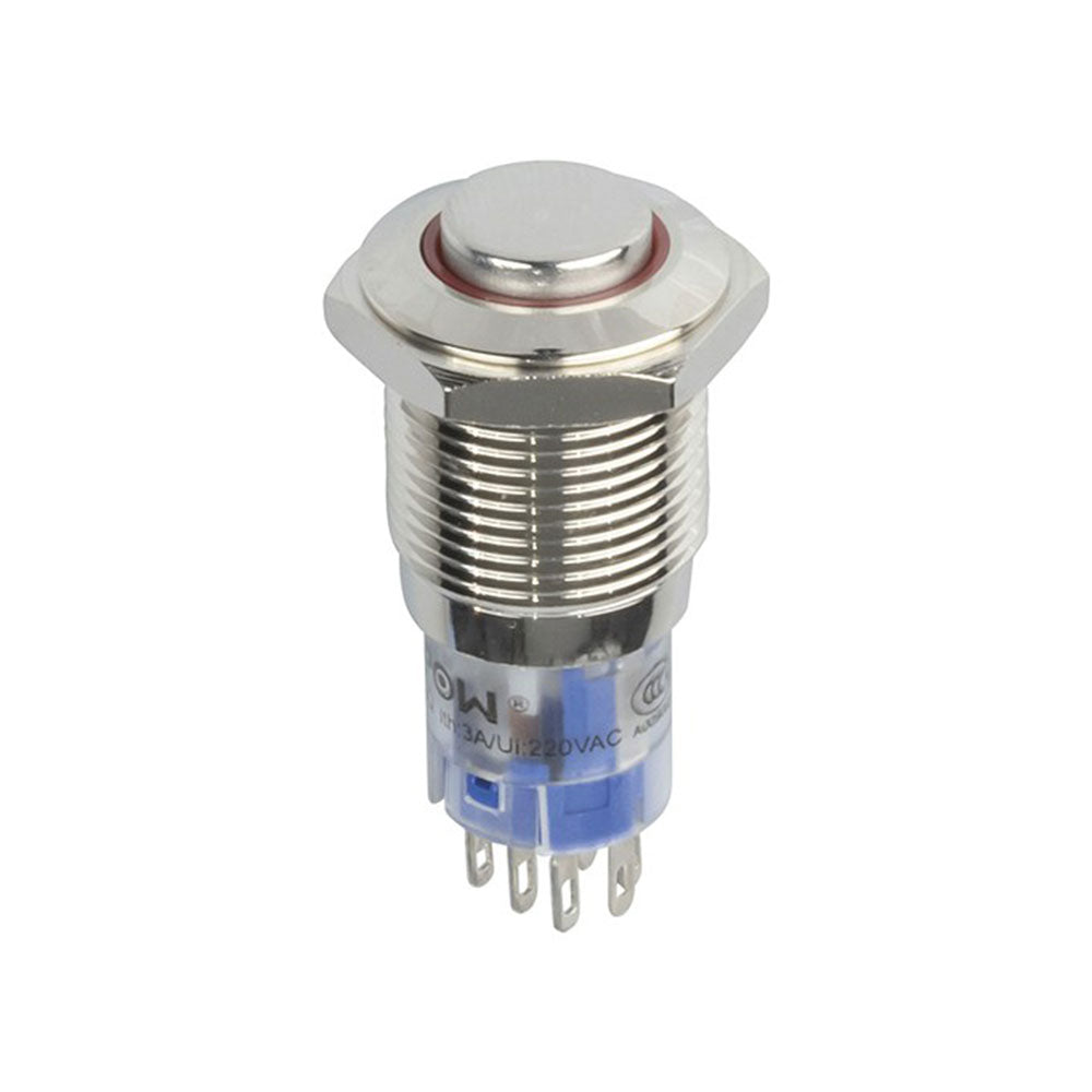 Beleuchteter Momentschalter mit Schutzart IP67