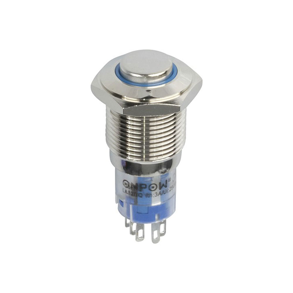 Beleuchteter Momentschalter mit Schutzart IP67