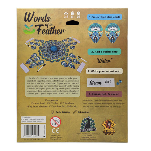 Words of a Feather Party Game
