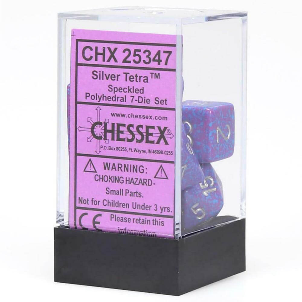 D7 DE SET Dice Poly Speckled (7 dadi)