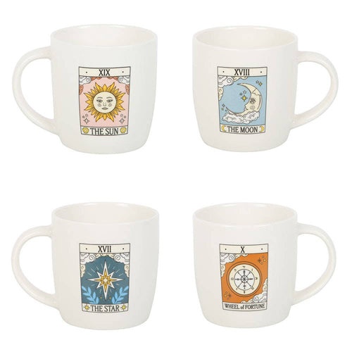 Vintage Tarot Mugs (Set of 4)
