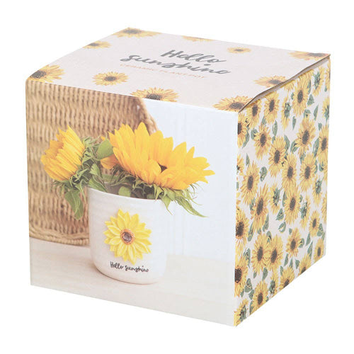 Hello Sunshine 3D Sunflower Plant Pot