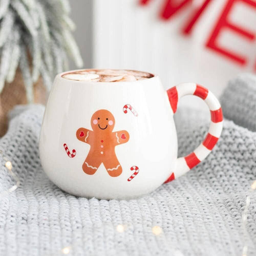 Gingerbread Cosy Season Ceramic Rounded Mug