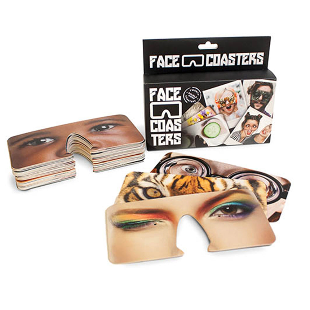 Gift Republic Festive Face Coasters