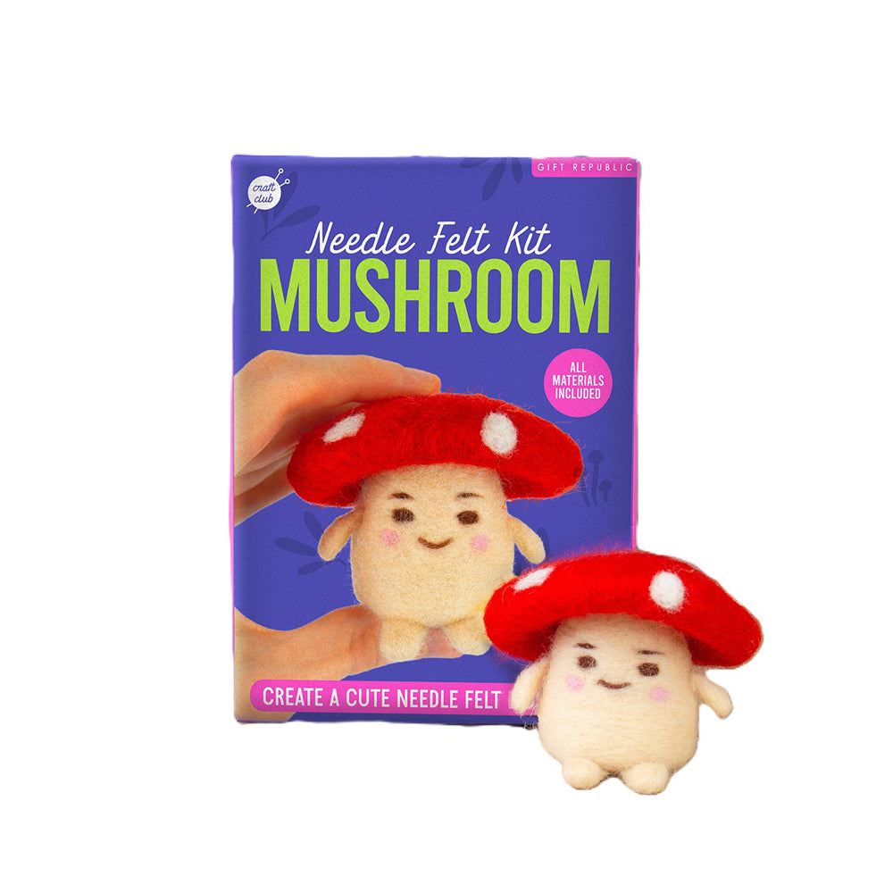 Gift Republic Mushroom Needle Felting Kit