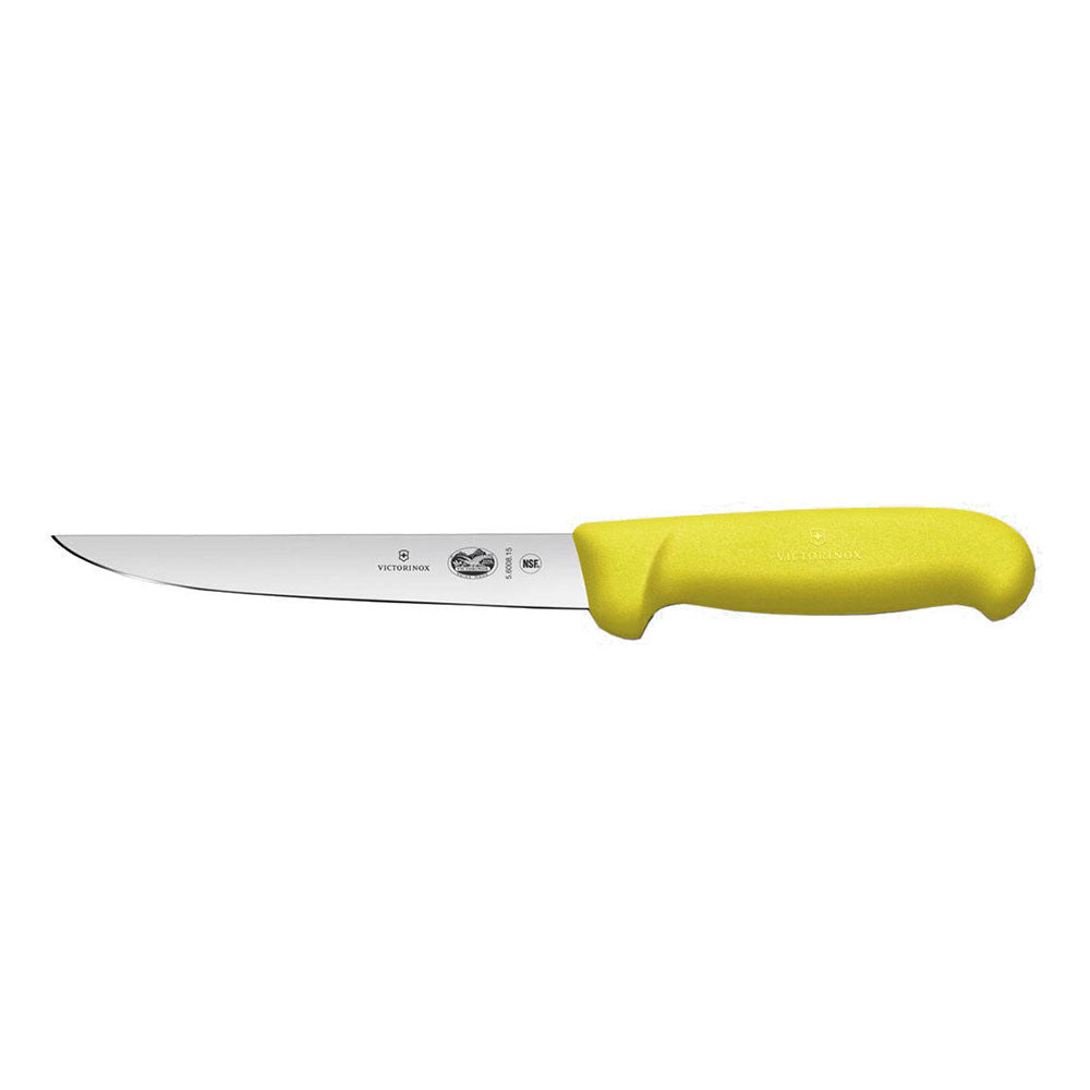 Fibrox Ausbeinmesser mit gerader breiter Klinge, 15 cm