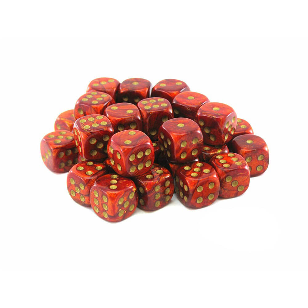 D6サイコロスカラブ12mm(36個のサイコロ)