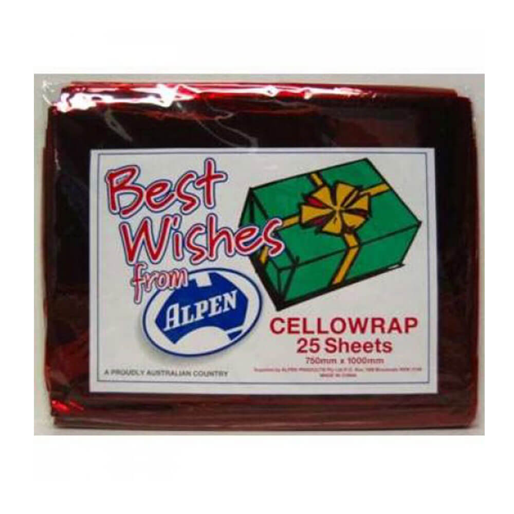 Alpen Zellstofffolie 75x100cm (25er Pack)
