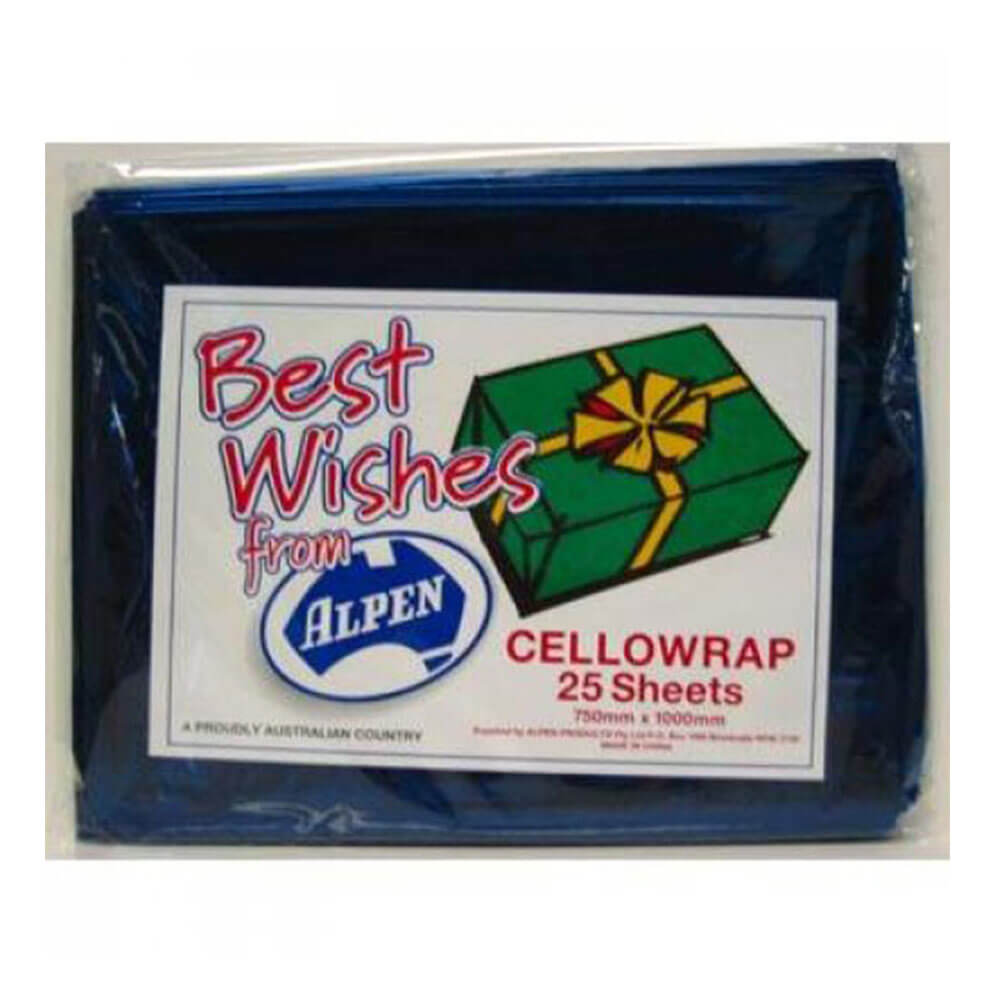 Alpen Zellstofffolie 75x100cm (25er Pack)