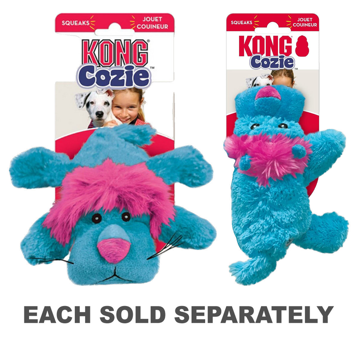 Kong Cozie King Lion Plush Toy