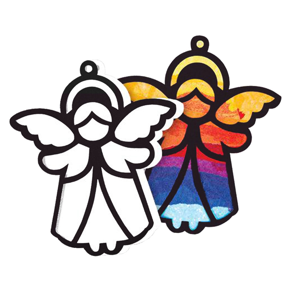 Stained Glass Angels 10pk