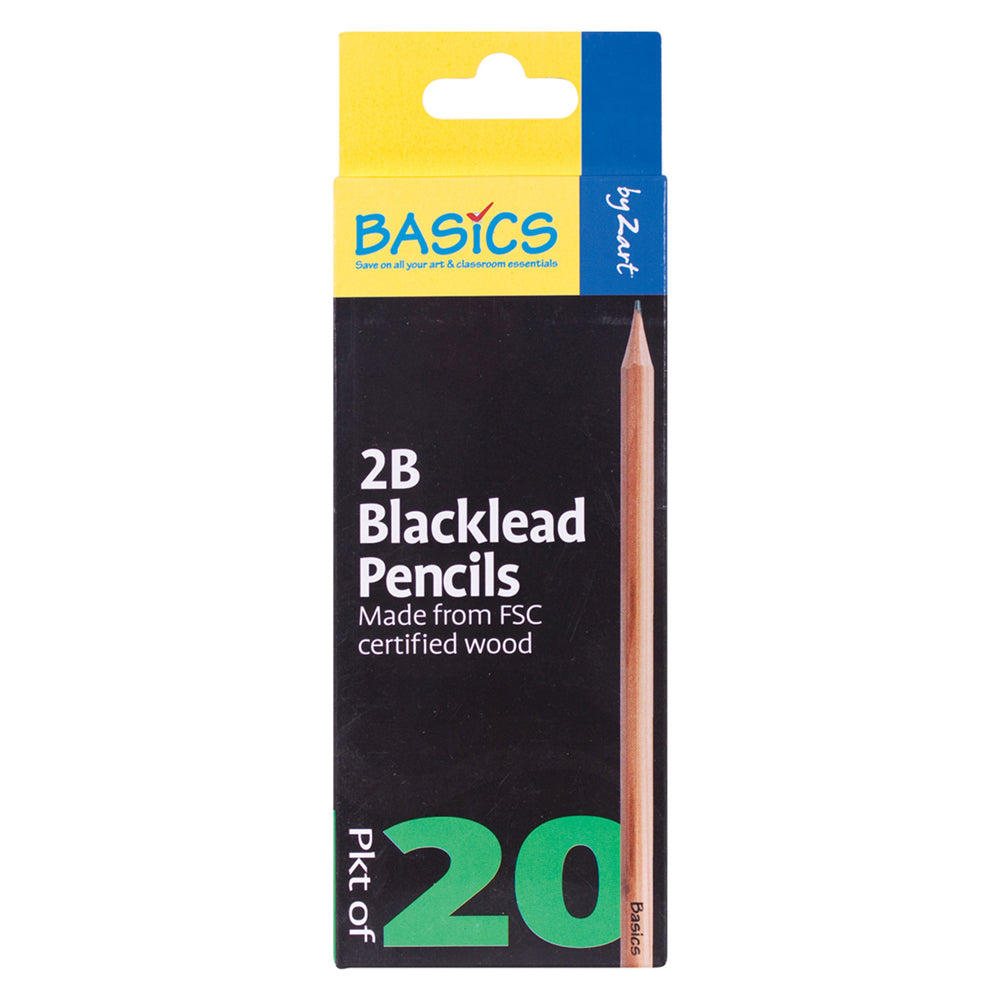 Basics Blackleads Pencil 20pcs