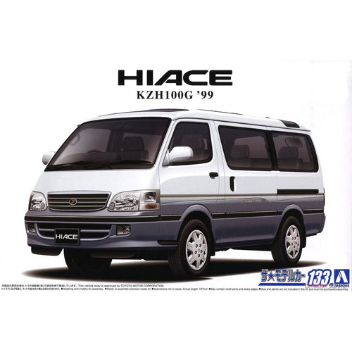Toyota KZH100G Hiace Super Custom G '99 1/24 Scale Model