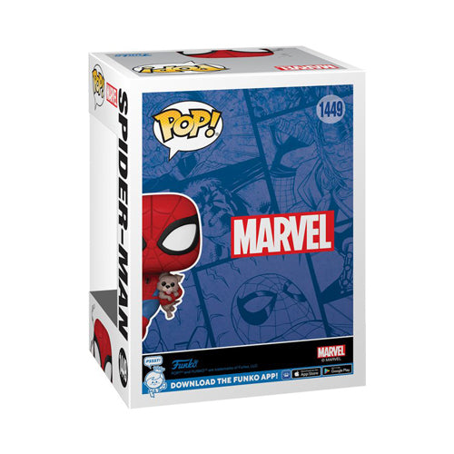 Spiderman with "Sandwich the Dog" Exclusive Pop! Vinyl