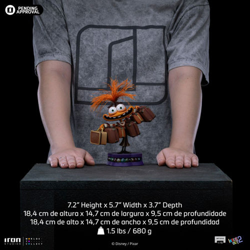 Inside Out 2 Anxiety 1:10 Scale Statue