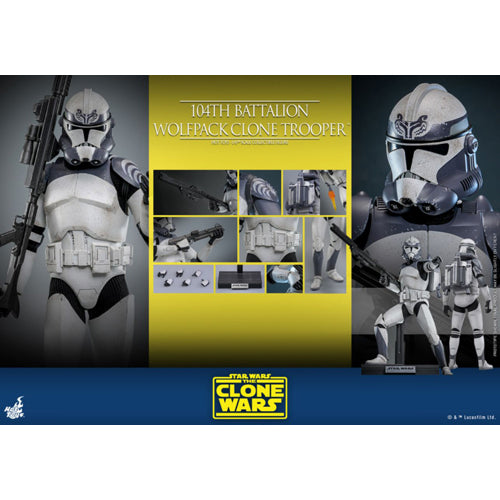 Star Wars 104th Battalion Wolfpack Clone Trooper 1:6 Scale Figure