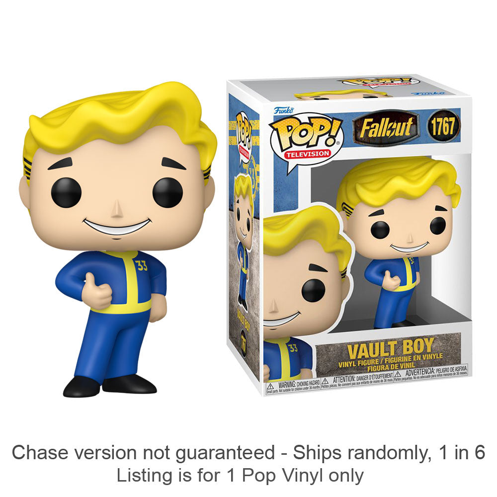 Fallout TV Vault Boy Pop! Vinyl Chase Ships 1 in 6