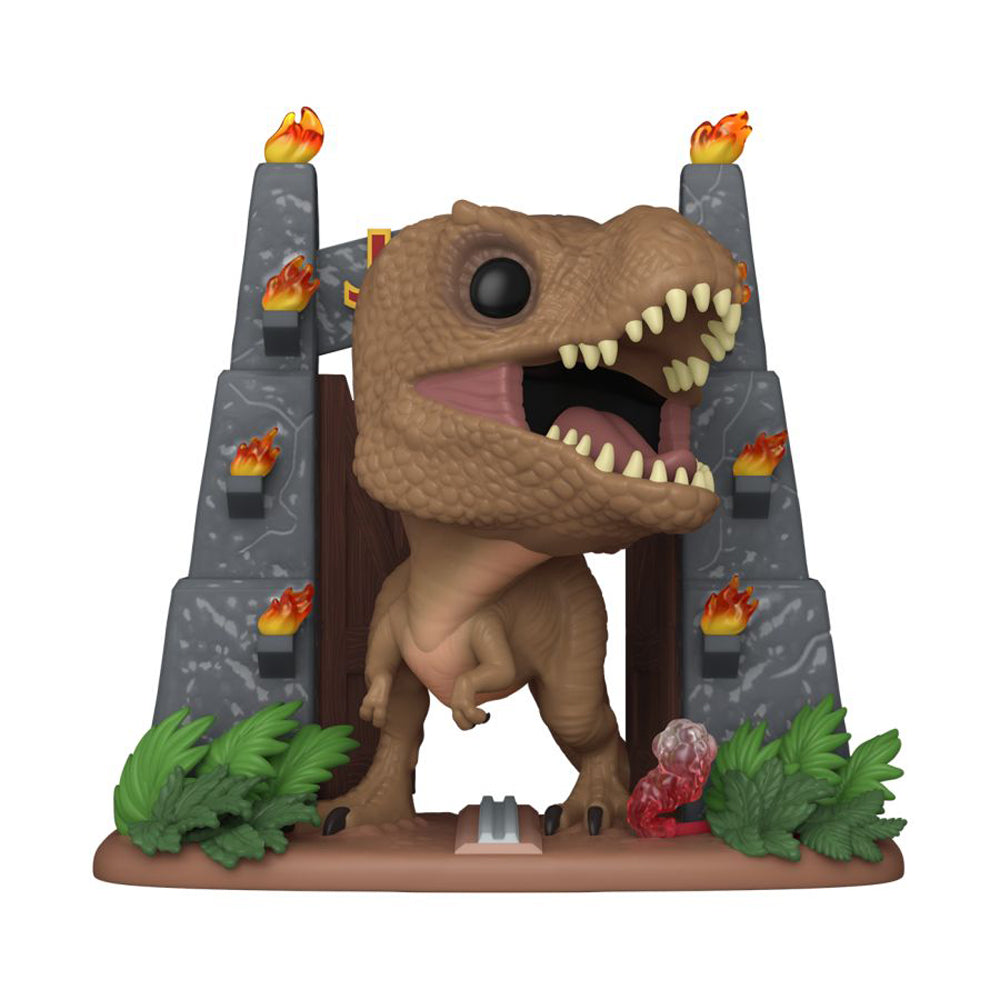 Jurassic Park Tyrannosaurus Rex with Gates US Pop! Deluxe