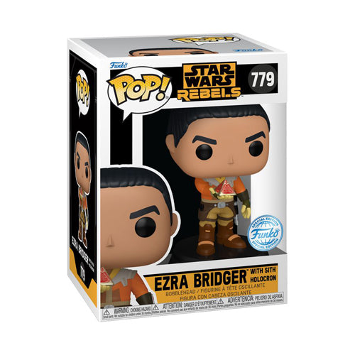Star Wars: Rebels Ezra Bridger w/ Sith Holocron US Pop!