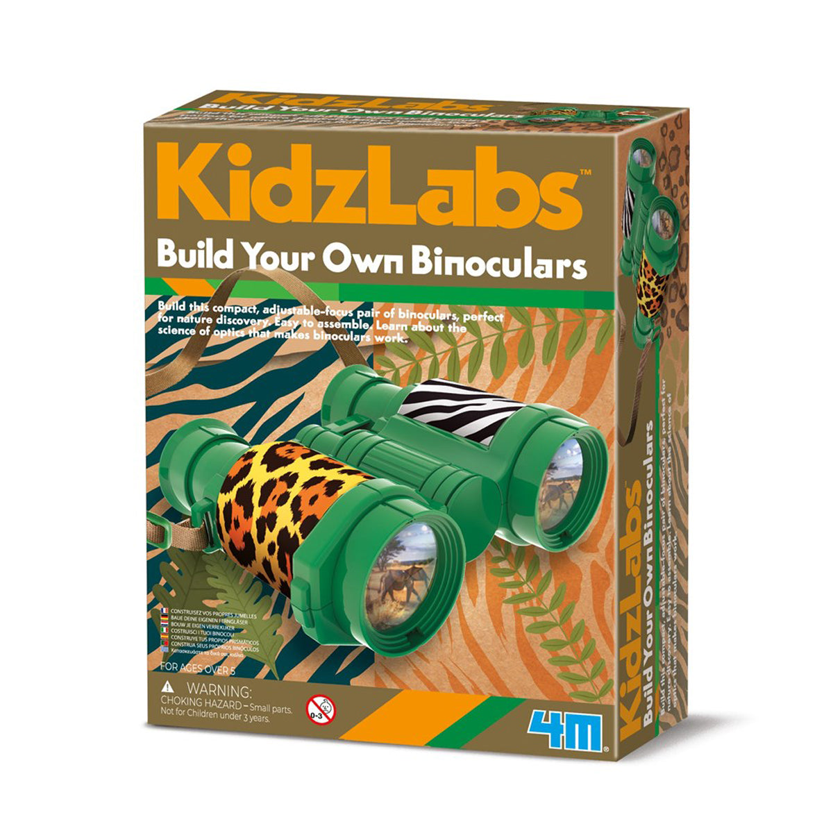 4M KidzLabs Build Your Own Binoculars Kit