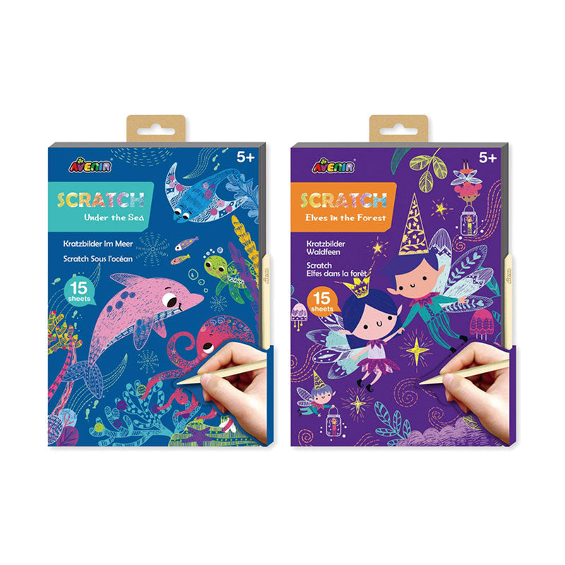 Avenir A5 Scratch Book