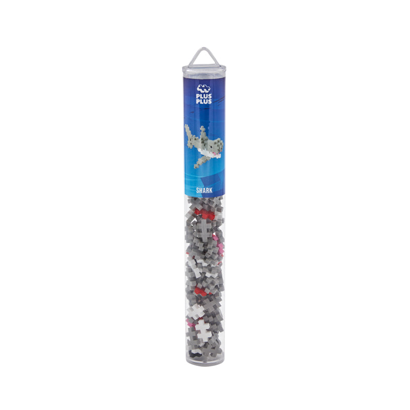 Plus-Plus Shark Building Blocks Tube 100pcs