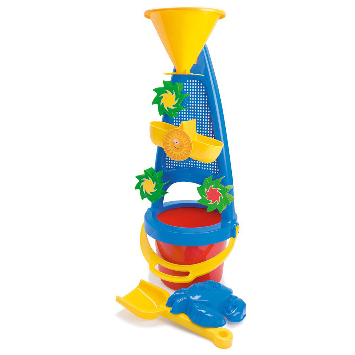 Dantoy Classic Sand & Water Wheel with Bucket Set 4pcs