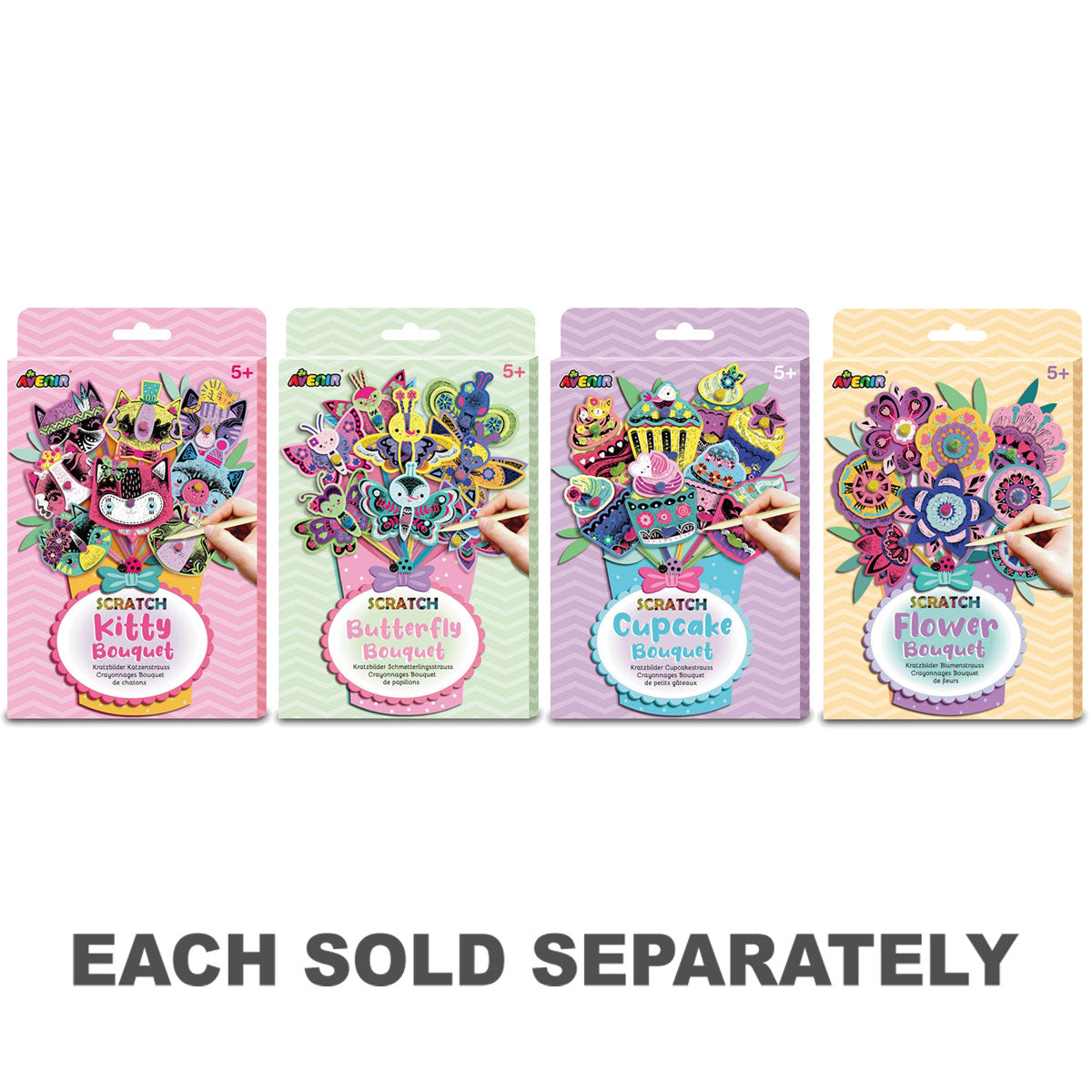 Avenir Bouquet Scratch Art Kit