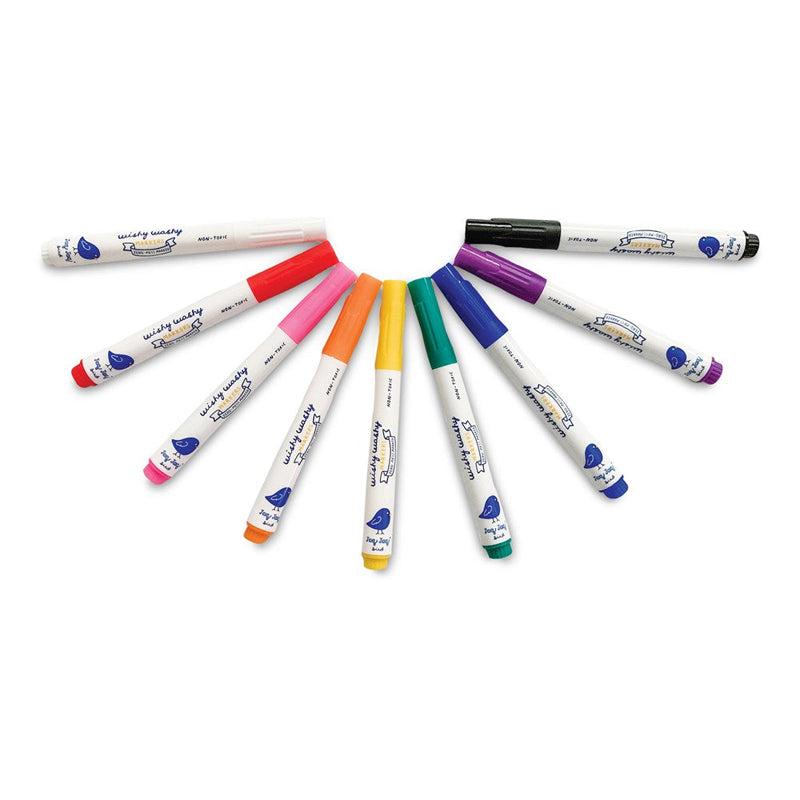 Jaq Jaq Bird Wishy Washy Markers 9pk
