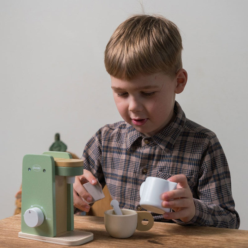 Dantoy Playful Wood Coffee Machine