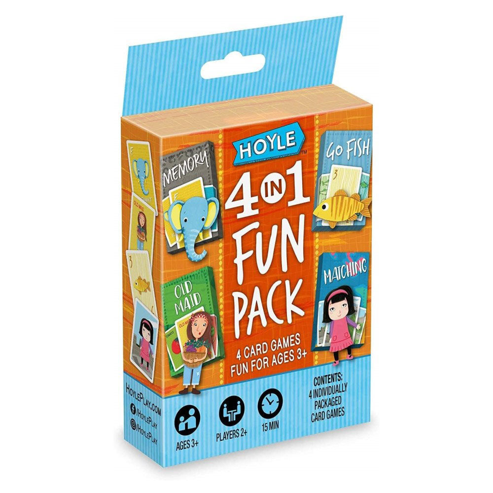 Hoyle 4 in 1 Fun Pack English Only Card Game