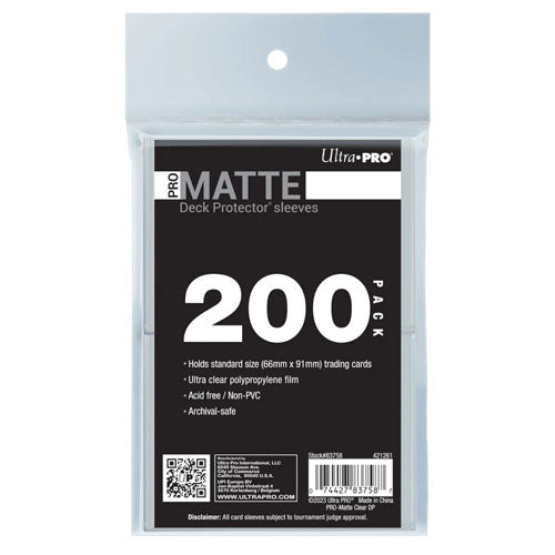 Ultra Pro PRO-Gloss Standard Deck Protector Sleeves 200pcs