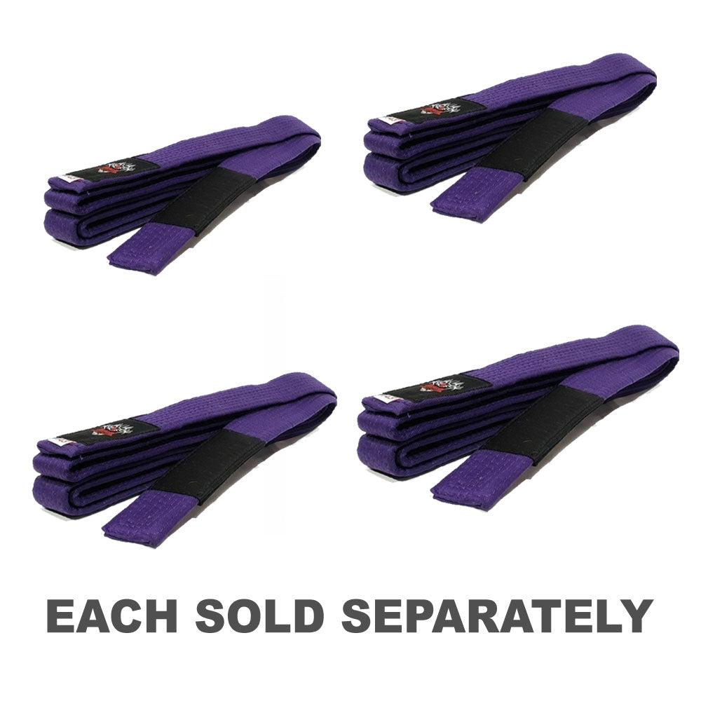 Morgan IBJJf Approved BJJ Purple Belt with Black Tip