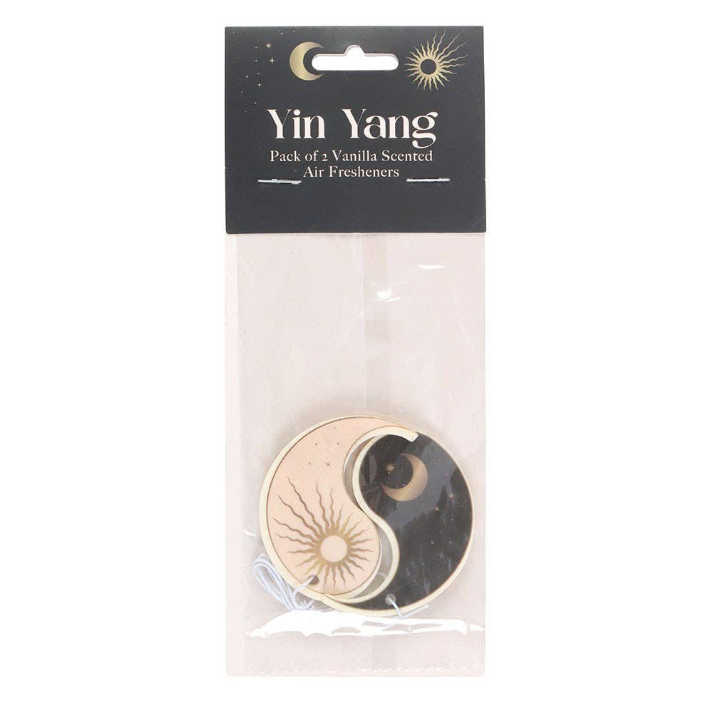 Yin Yang Vanilla Scented Air Fresheners (Set of 2)