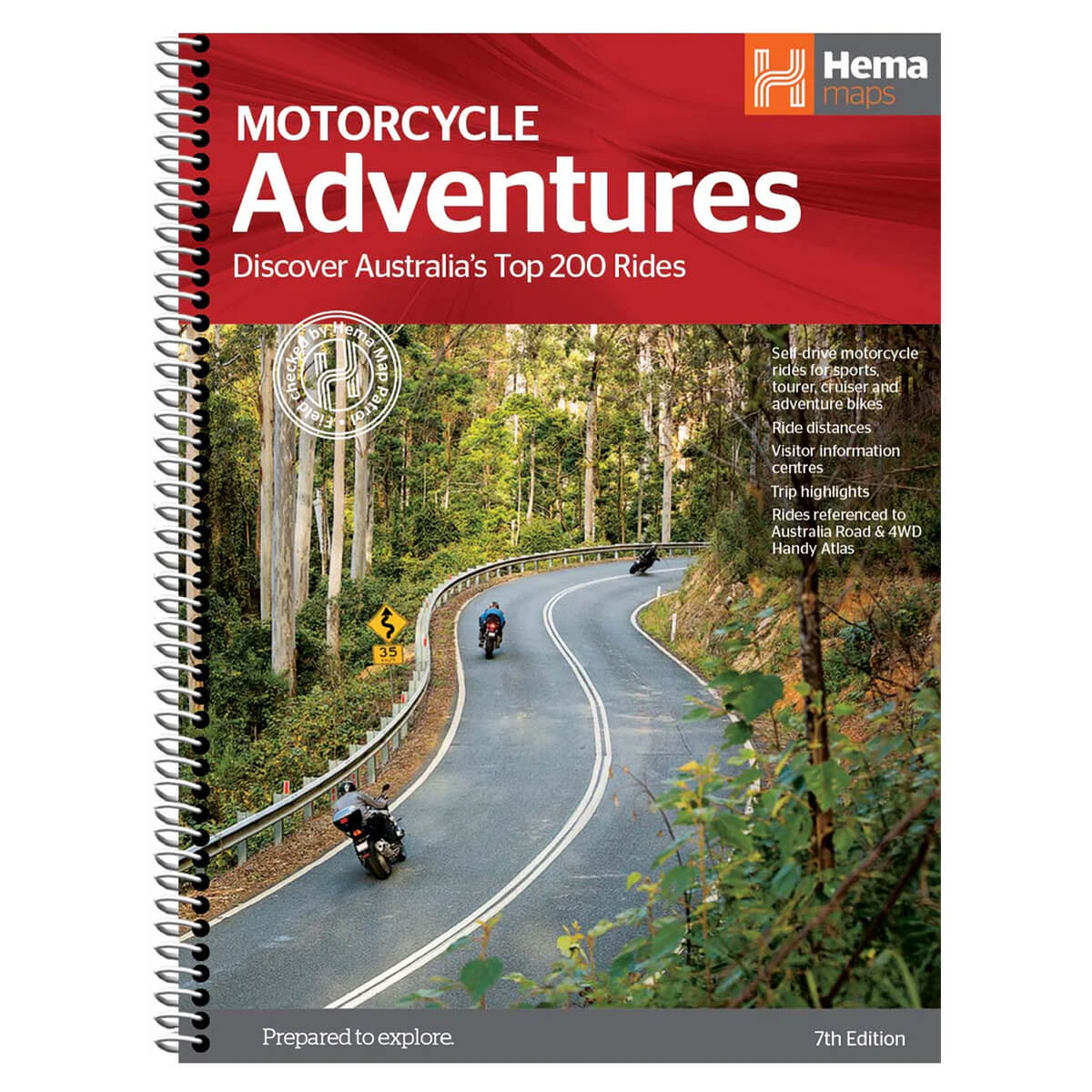 Hema Australian Motorcycle Atlas met 200 topritten