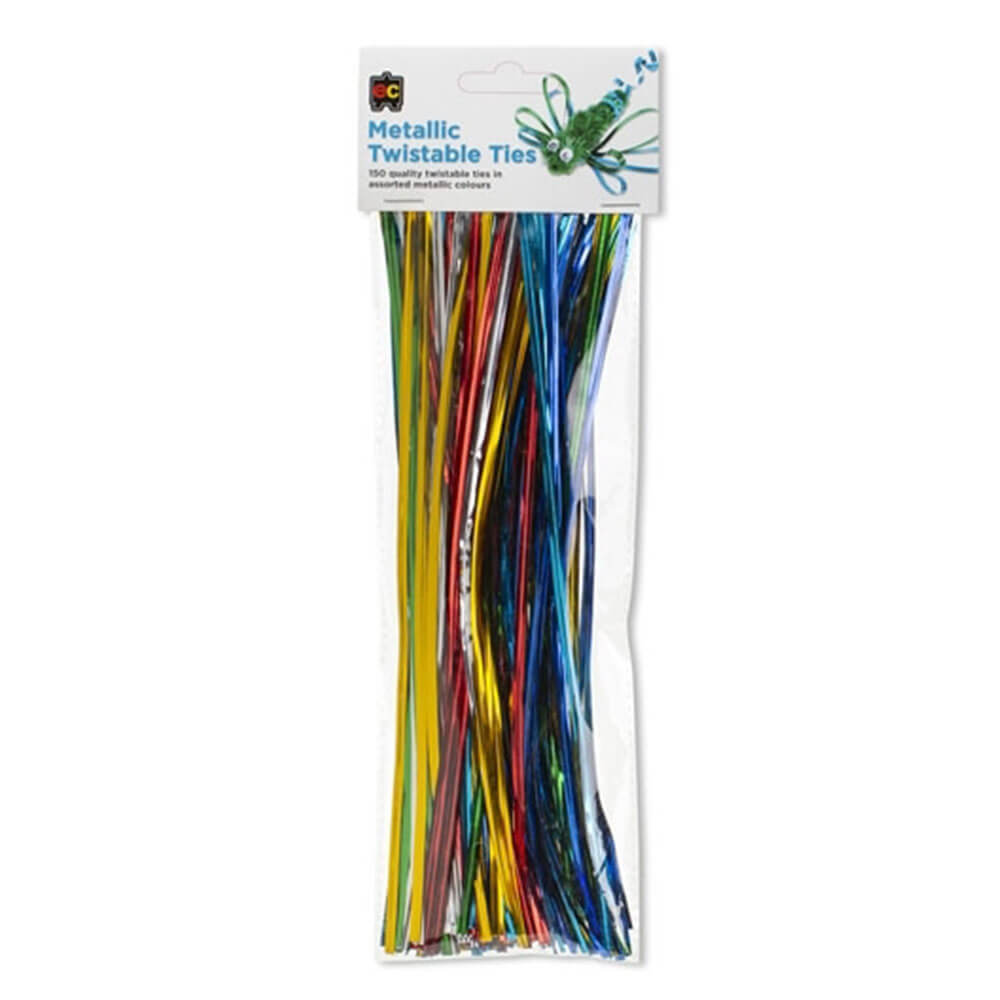 ECツイスト可能なネクタイ150pk(メタリック色)